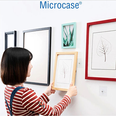 Microcase Güçlü Plastik Yapışkanlı Hanger Vidasız Eşya Ürün Taşıma Askılık 5 Adet - Şeffaf AL4344