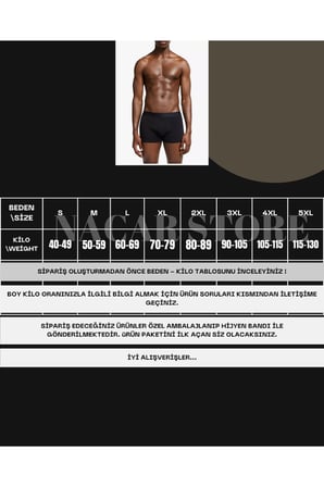 ERKEK EKONOMİK LİKRALI 3 LÜ SET ATLET VE BOXER TAKIMI 3 ATLET 3 BOXER