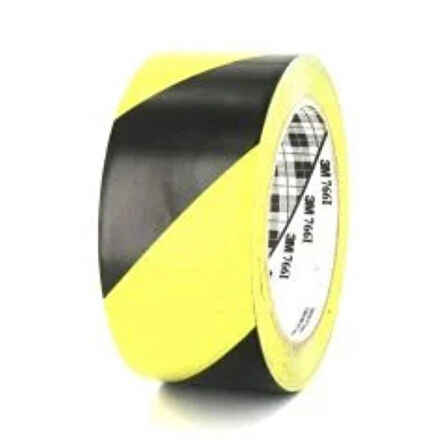 766ı Yer Işaretleme Bandı - Sarı/siyah- 50mm X 3mt