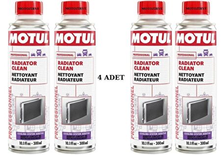 Radyatör içi Temizleyici Motul Radiator Clean 300 ml (4 Adet )