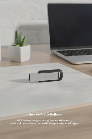 Özel Üretim Lexar Metal USB 3.2 Gen1 Flash Bellek 150 MB/s – 128 GB M400 Bilgisayar Belge Yedekleme