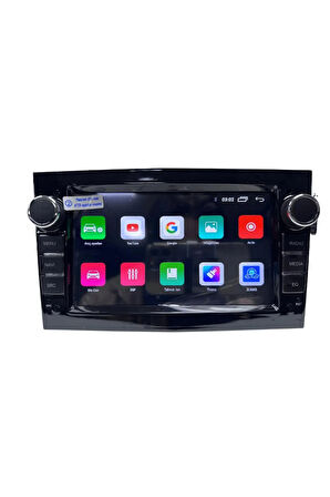 Araç Multimedya Opel Meriva Black UNI - TY / 2 GB RAM 32 GB HDD / 7 Inch Ekr. Carplay And. 13 Double