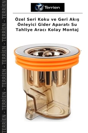Özel Seri Koku ve Geri Akış Önleyici Gider Aparatı Su Tahliye Aracı Kolay Montaj