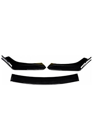 Renault Symbol 2002-2008 Parlak 3 Parça Siyah Ön Ek Piano Black Lip Uyumlu