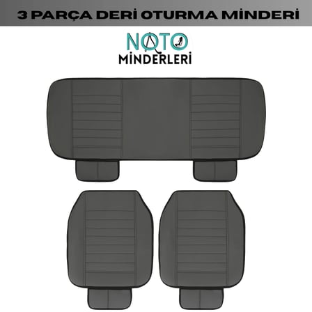 Chery Tiggo Araçlara Uyumlu Premium Deri 3 Parça Oto Koltuk Minderi Araca Uyumlu 4 Mevsim Kolay Montaj