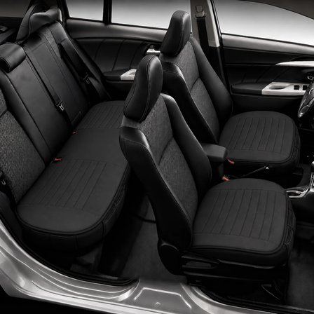 Renault Boreal Araçlara Uyumlu Premium Deri 3 Parça Oto Koltuk Minderi Araca Uyumlu 4 Mevsim Kolay Montaj