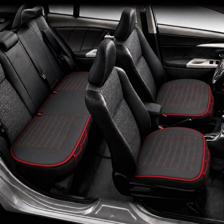 Peugeot Araçlara Uyumlu Premium Deri 3 Parça Oto Koltuk Minderi Araca Uyumlu 4 Mevsim Kolay Montaj