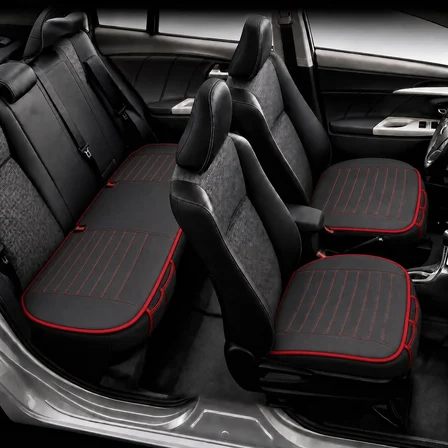 Toyota Corolla Araçlara Uyumlu Premium Deri 3 Parça Oto Koltuk Minderi Araca Uyumlu 4 Mevsim Kolay Montaj