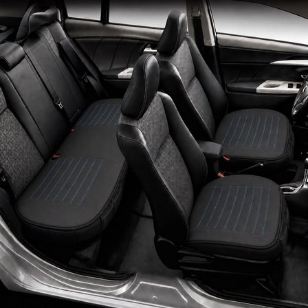 Fiat Bravo Araçlara Uyumlu Premium Deri 3 Parça Oto Koltuk Minderi Araca Uyumlu 4 Mevsim Kolay Montaj