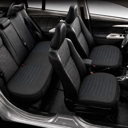 Toyota Yaris Araçlara Uyumlu Premium Deri 3 Parça Oto Koltuk Minderi Araca Uyumlu 4 Mevsim Kolay Montaj