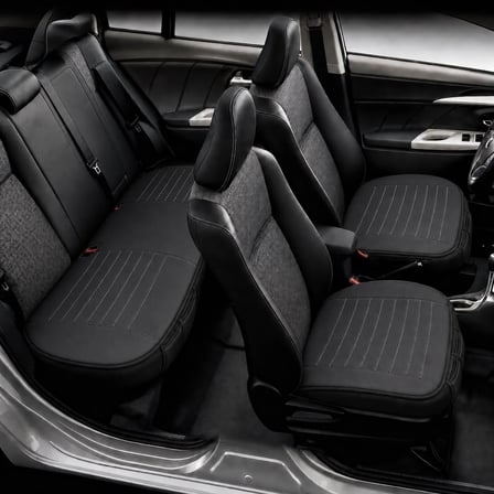 Hyundai İ30 Araçlara Uyumlu Premium Deri 3 Parça Oto Koltuk Minderi Araca Uyumlu 4 Mevsim Kolay Montaj