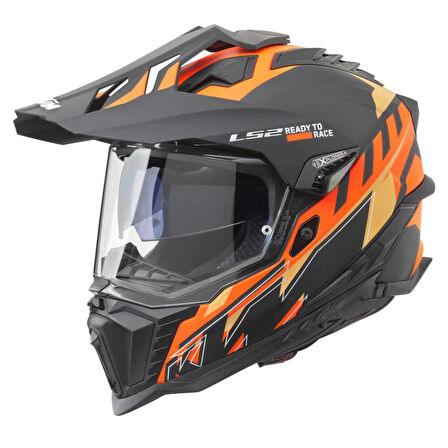 KTM LS2 EXPLORER HELMET FULL FACE TEREKLİ KASK