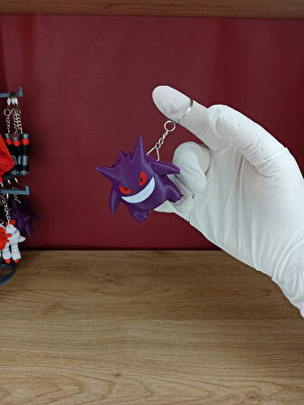 3D Üretim Gengar Anahtarlık – Çoklu Model Seçeneği ile Hediyelik Ürün