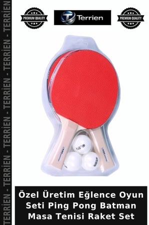 Özel Üretim Eğlence Oyun Seti Ping Pong Batman Masa Tenisi Raket Set