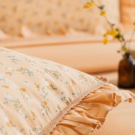 Schafer Home Chance Çift Kişilik Pike Takımı 4 Parça-Açık Hardal