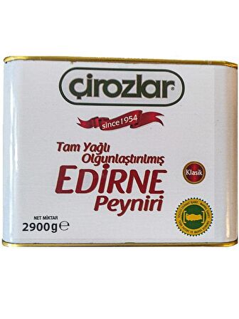 2900 Gr KLasik Tam Yağlı Edirne İnek Peyniri