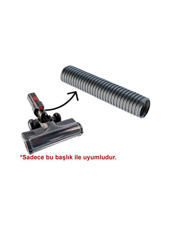 srfn ticaret Fakir IInovator X 7269 Uyumlu Süpürge Emici Başlık Ara Hortum - 2 Adet