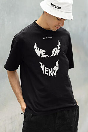 Tom Hardy We Are Venom Unisex Tasarım Tişört, Oversize Film Tişört