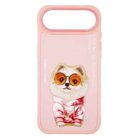Figürlü Kapak Yenilikçi Tarz Aksesuar Çeşit iPhone 17 Air Uyumlu Pomeranian Köpek Desenli Kılıf