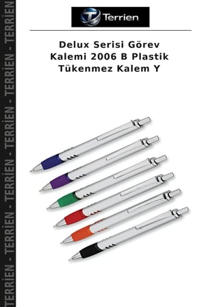 Delux Serisi Görev Kalemi 2006 B Plastik Tükenmez Kalem Y