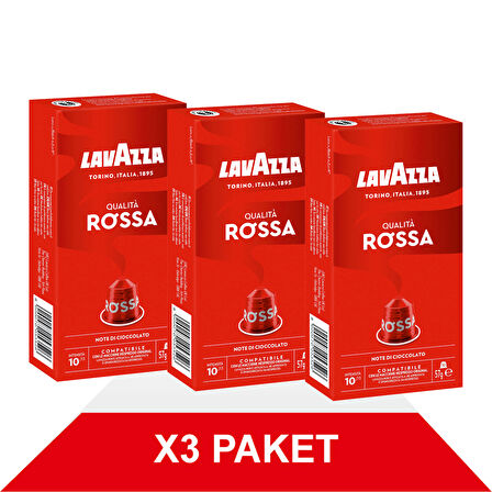 Qualità Rossa 57gr Nespresso® Uyumlu Alüminyum Kapsül x3