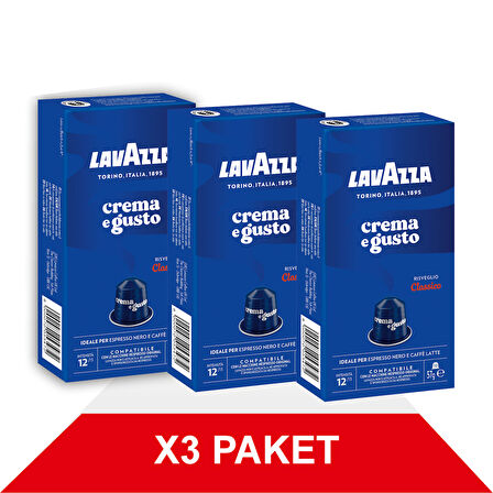 Crema e Gusto 56gr Nespresso® Uyumlu Alüminyum Kapsül x3