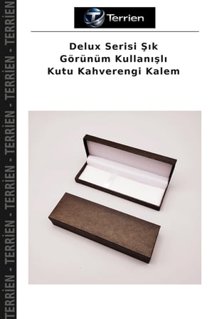 Delux Serisi Şık Görünüm Kullanışlı Kutu Kahverengi Kalem
