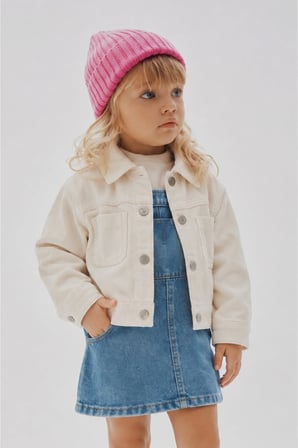 UNISEX ÇOCUK KADİFE CEKET