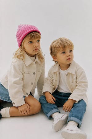UNISEX ÇOCUK KADİFE CEKET