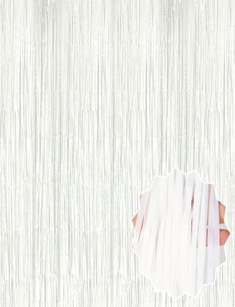 Premium Soft Beyaz Renk Duvar ve Kapı Perdesi İthal 100x200 cm Dekor Süsü Özel Gün Arka Fon