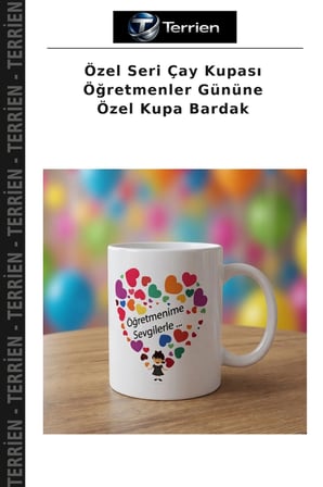 Özel Seri Çay Kupası Öğretmenler Gününe Özel Kupa Bardak