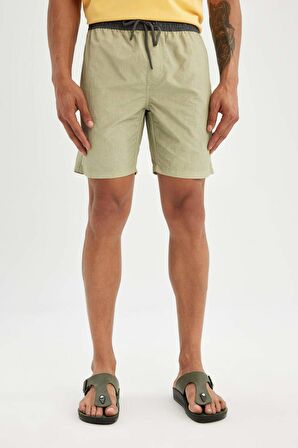 DeFacto Regular Fit File Astarlı Kısa Boy Deniz Şortu B7279AX24HSGN854