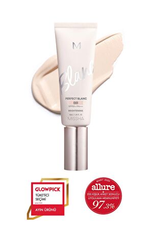 Aydınlık Görünüm Sunan&Ton Eşitleyici BB Krem 40ml SPF50+MISSHA M Perfect Blanc BB (Vanilla / No.21)