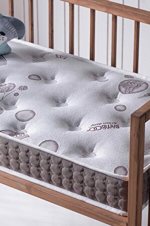 Bamboo 60x120 Park Yatak Bebek Yatağı Beşik Yatağı (Ölçü Seçenekli)
