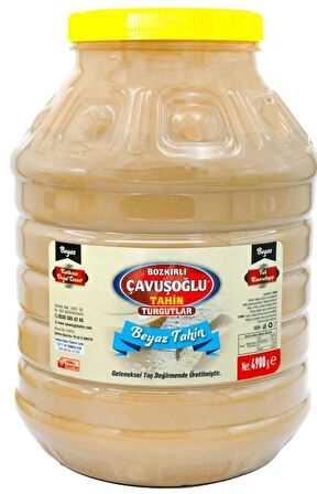 Beyaz Tek Kavrulmuş Tahin 4900g