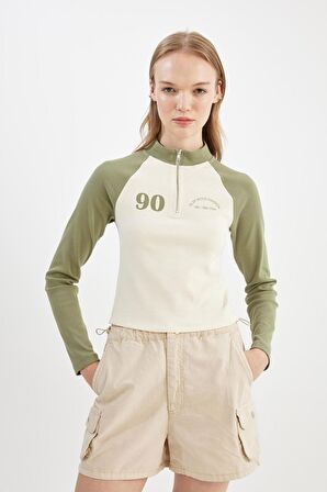 DeFacto Coool %100 Pamuk Regular Fit Normal Bel Kısa Paça Gabardin Şort A3688AX24HSBG155