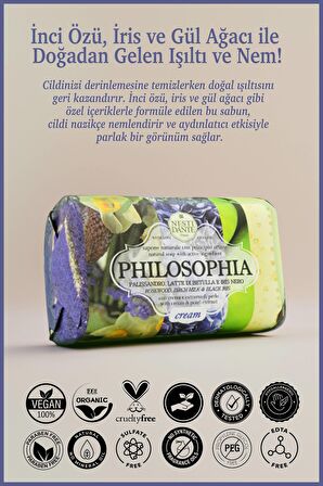 Sabun Philosophia Cream Besleyici Parlatıcı Vegan Bakım 250 g