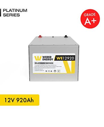 12V 920Ah LiFePO4 Platinum Series Bluetooth'lu Lityum Demir Fosfat Akü 