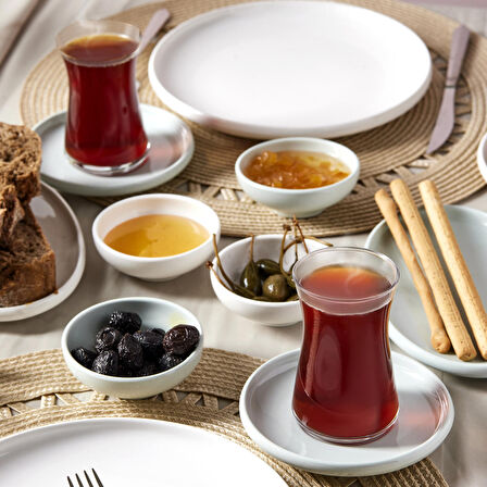 Karaca Cordelia Mint Porselen 26 Parça 6 Kişilik Kahvaltı Servis Takımı