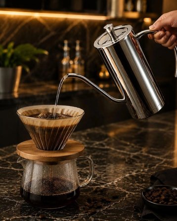 NUMAX 304 Lüks Paslanmaz Çelik Yağdanlık-Demlik 700 ML 3 Adet,Ateşe Uygun & Şık Sofra & Mutfak Kullanımı