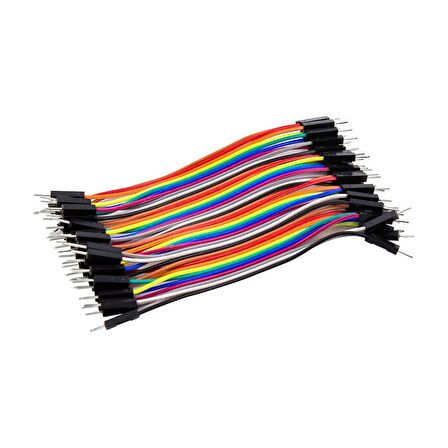 40 Pin Erkek - Erkek Dupont Kablo - 10cm