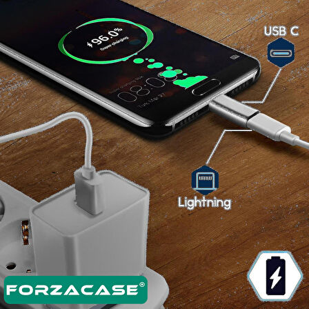 Forzacase Lightning to Type-C Şarj Adaptörü - FC483
