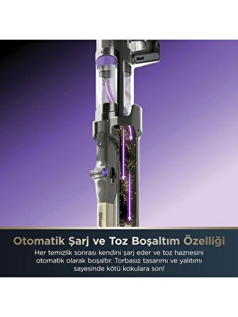 Shark PowerDetect Clean&Empty Auto-Empty Sistemli Pet Başlıklı Şarjlı Dikey Süpürge