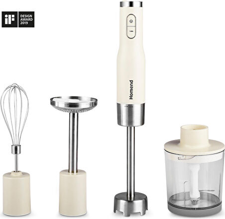 Homend Artfood 1925H El Blender Seti Krem