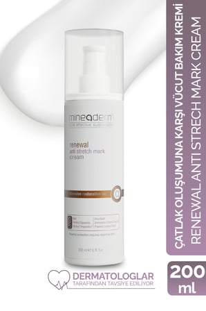 Mineaderm Çatlak Karşıtı Bakım Kremi - Renewal Anti Stretch Mark Cream 200 ML