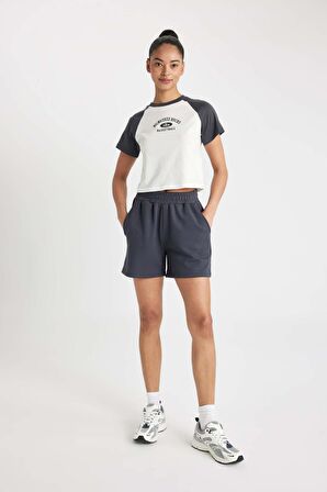 DeFactoFit Standart Fit Kısa Paça Sporcu Modal Şort C0467AX24SMAR231