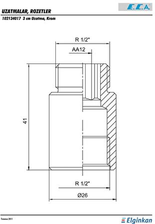 E.C.A Uzatmalar 3 Cm 102134017