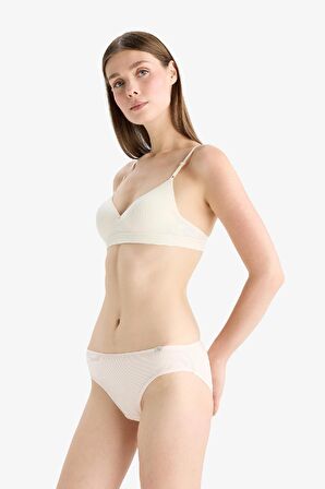 DeFacto Ribana 3'lü Askılı Brief Külot-Fall in Love D6404AX25SPGN1169