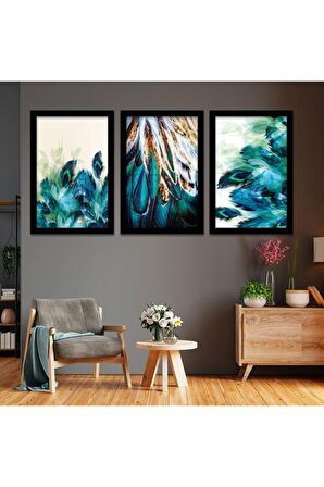 Beyaz Ahşap Çerçeveli Kızıldereli Aşıklar Tablo