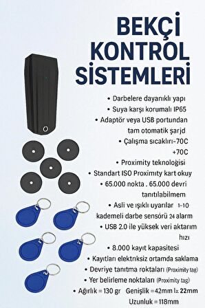 Bekçi Kontrol Sistemleri Devriye Tur Seti